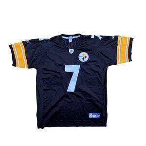 Reebok Stitched Ben Roethlisberger #7 Pittsburgh Steelers NFL Jersey Size 54